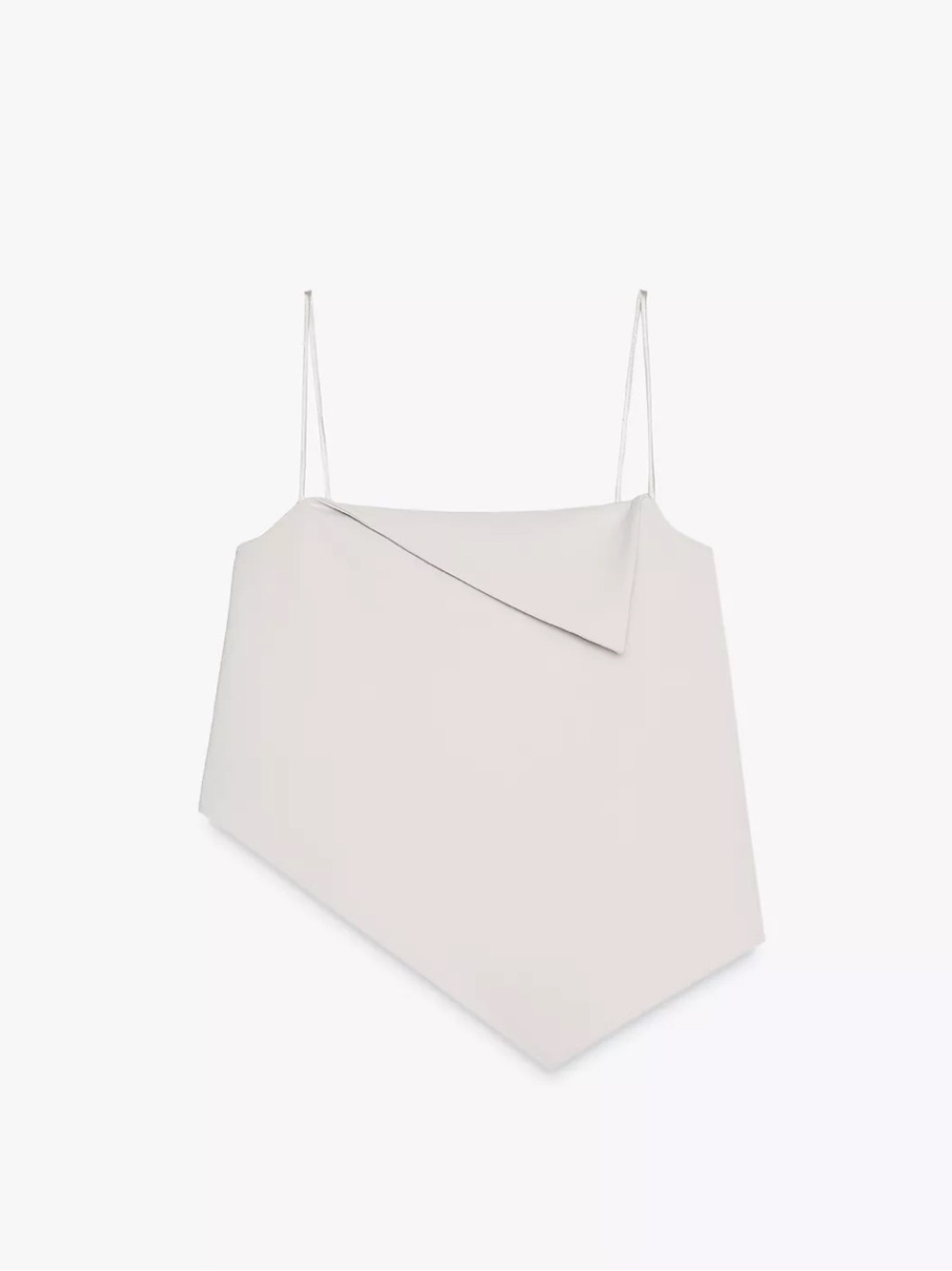 ZARA ASYMMETRIC CREPE TOP